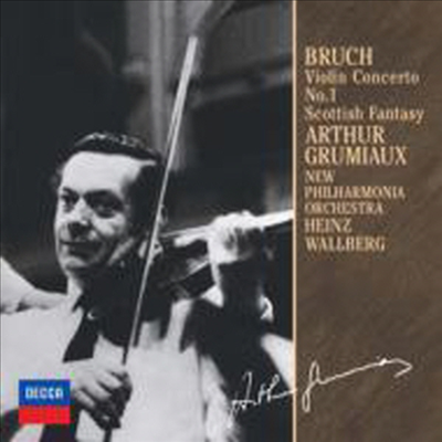 브루흐: 바이올린 협주곡, 스코트랜드 환상곡 (Bruch: Violin Concerto, Scottish Fantasy) (Ltd. Ed)(일본반)(CD) - Arthur Grumiaux