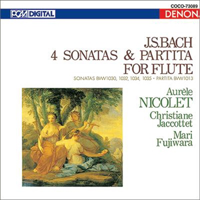 바흐 : 플루트를 위한 소나타와 파르티타 (Bach : 4 Sonatas & Partita For Flute) (Blu-spec CD, 일본반) - Aurele Nicolet