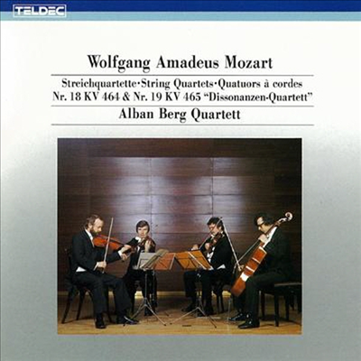모차르트 : 현악 사중주 18, 19번 (Mozart : Streichquartett Nr.18. Nr.19) (일본반)(CD) - Alban Berg Quartett