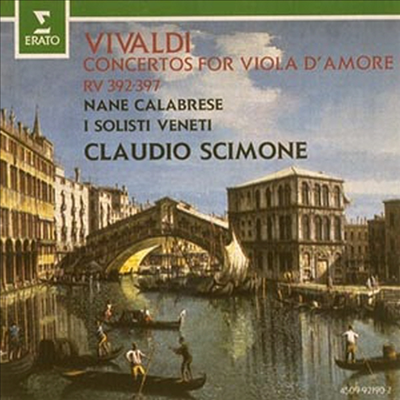 비발디 : 비올라다모레 협주곡 (Vivaldi : Concertos For Viola D'Amore) (일본반)(CD) - Claudio Scimone