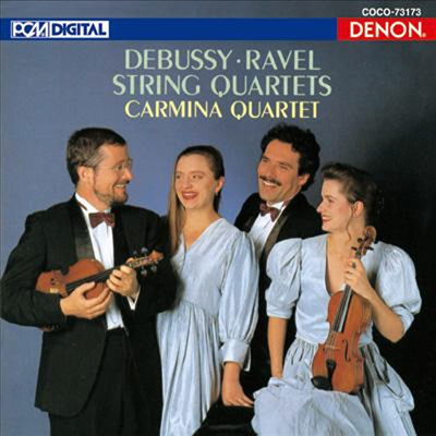 드뷔시 &amp; 라벨 : 현악 사중주 (Debussy. Ravel : String Quartets) (Blu-spec CD, 일본반) - Carmina Quartet