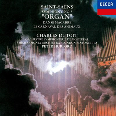 생상 : 교향곡 3번 '오르간' & 동물 사육제 (Saint-Saens : Symphony No.3 'Organ', Le Carnaval Des Animaux) (SHM-CD)(일본반) - Charles Dutoit