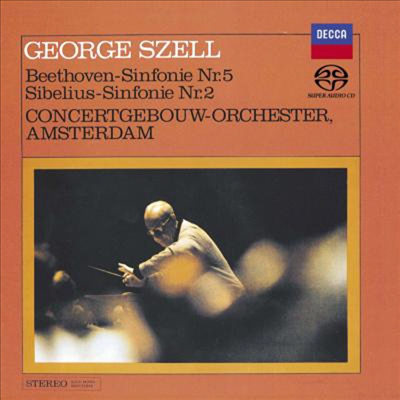 베토벤 : 교향곡 5번 &amp; 시벨리우스 : 교향곡 2번 (Beethoven : Symphony No.5 &amp; Sibelius : Symphony No.2) (Ltd. Ed)(DSD)(Single Layer)(SHM-SACD)(일본반) - George Szell