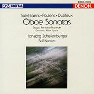 생상, 풀랑, 뒤티에: 오보에 소나타 (Saint-Saens, Poulenc, Dutilleux: Oboe Sonatas) (일본반)(CD) - Hansjorg Schellenberger