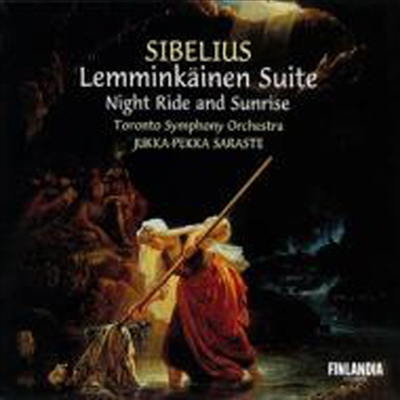 시벨리우스: 레민카이넨 모음곡, 아간 비행과 해돋이 (Sibelius: Lemminkainen Suite, Night Ride & Sunrise) (일본반)(CD) - Jukka-Pekka Saraste