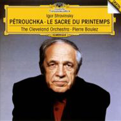 스트라빈스키: 봄의 제전, 페트르슈카 (Stravinsky: Le Sacre Du Printemps, Petrouchka) (SHM-CD)(일본반) - Pierre Boulez