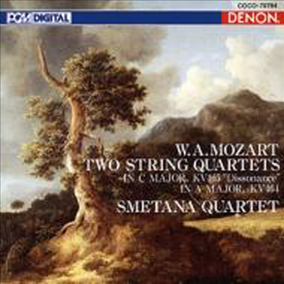 모차르트 : 현악 사중주 19번 '불협화음', 18번 (Mozart : String Quartet No.19 K.465 'Dissonance', No.18 K.464) (일본반)(CD) - Smetana Quartet