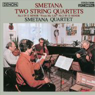 스메타나 : 현악 사중주 1번 '나의 생애에서', 2번 (Smetana : String Quartet No.1 'From My Life', No.2) (Blu-spec CD)(일본반) - Smetana Quartet