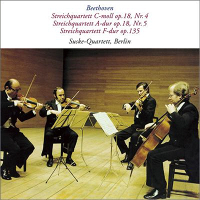 베토벤 : 현악 사중주 Op.18 No.4, 5 (Beethoven : String Quartet Op.18 No.4, 5) (일본반)(CD) - Suske-Quartett Berlin