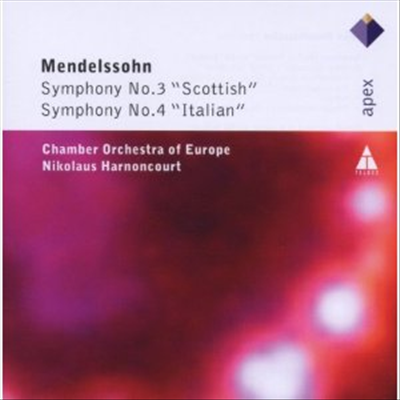 멘델스존: 교향곡 3 &#39;스코트랜드&#39;, 4번 &#39;이탈리아&#39; (Mendelssohn: Symphony No.3 &#39;Scottish&#39;, No.4 &#39;Italian&#39;) - Nikolaus Harnoncourt