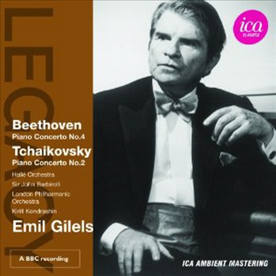 베토벤: 피아노 협주곡 4번, 차이코프스키: 피아노 협주곡 2번 (Beethoven: Piano Concerto No.4 &amp; Tchaikovsky: Piano Concerto No.2)(CD) - Emil Gilels