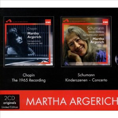 아르헤리치 - 쇼팽, 슈만 피아노 작품집 (Martha Argerich Plays Chopin & Schumann) (2CD) - Martha Argerich