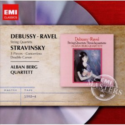 드뷔시, 라벨, 스트라빈스키: 현악 사중주 (Debussy, Ravel, Strawinsky: String Quartets)(CD) - Alban Berg Quartett