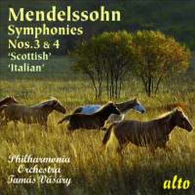 멘델스존 : 교향곡 3번 '스코틀랜드' & 4번 '이탈리아' (Mendelssohn : Symphony No. 3, 4)(CD) - Tamas Vasary