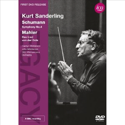 말러: 대지의 노래, 슈만: 교향곡 4번 (Mahler: Lied von der Erde, Schumann: Symphony No.4) (DVD)(2011) - Kurt Sanderling