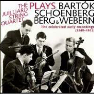 줄리어드 현악 사중주단 - 바르토크와 신 빈악파의 사중주 모음 (The Juilliard String Quartet - Celebrated Early Recordings, 1949-52) (6CD) - Juilliard String Quartet