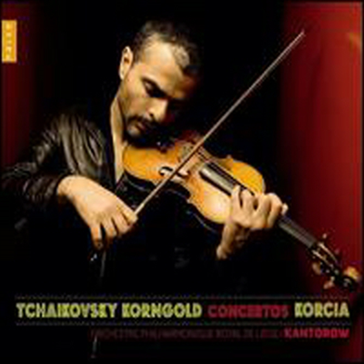 코른골드 & 차이코프스키 : 바이올린 협주곡 (Tchaikovsky & Korngold : Violin Concertos) (Digipack)(CD) - Laurent Korcia