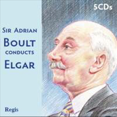 에이드리언 볼트의 엘가 녹음 모음 (Adrian Boult conducts Elgar) (5CD) - Adrian Boult