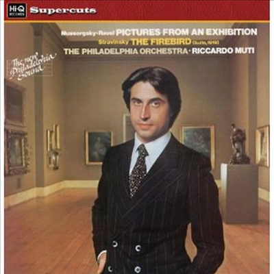 무소르그스키: 전람회의 그림, 스트라빈스키: 불 새 (Mussorgsky: Pictures From An Exhibition, Stravinsky: Firebird Suite) (180G)(LP) - Riccardo Muti