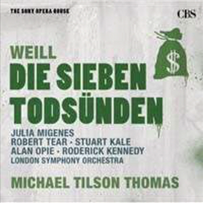 쿠르트 바일 : 일곱가지 큰죄 (Weill : The Seven Deadly Sins & The Threepenny Opera)(CD) - Michael Tilson Thomas