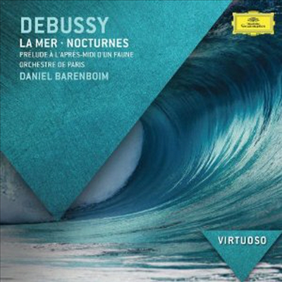 드뷔시: 야상곡, 목신의 오후 전주곡, 바다 (Debussy: Nocturnes, Prelude, La Mer)(CD) - Daniel Barenboim