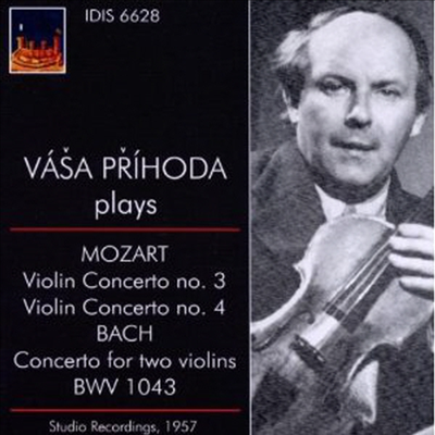 프리호다 - 모차르트, 바흐 (Vasa Prihoda Plays Mozart and Bach)(CD) - Vasa Prihoda