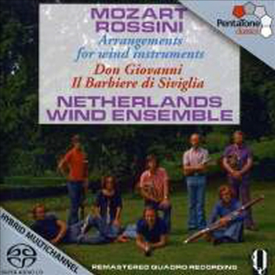 네덜란드 윈드 앙상블 - 모차르트 : 돈 지오반니 &amp; 로시니 : 세비야의 이발사 (Netherlands Wind Ensemble play Mozart &amp; Rossini) (SACD Hybrid) - Netherlands Wind Ensemble