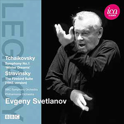 차이코프스키 : 교향곡 1번 &amp; 스트라빈스키 : 불새 (Evgeny Svetlanov conducts Stravinsky &amp; Tchaikovsky)(CD) - Evgeny Svetlanov