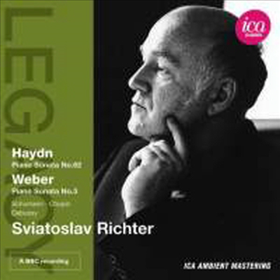하이든 : 소나타 62번 &amp; 베버 : 소나타 3번 (Sviatoslav Richter - Royal Festival Hall, 11 June 1967) (최초 CD 발매반)(CD) - Sviatoslav Richter