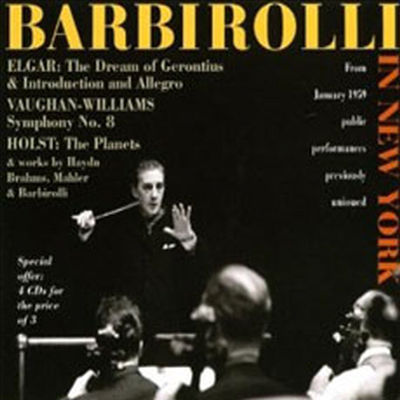 바비롤리 인 뉴욕 1959년 콘서트 (Barbirolli in New York - The 1959 Concerts) (4 for 3) - John Barbirolli