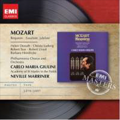 모차르트: 레퀴엠, 엑슐라타 유빌라테 (Mozart: Requiem, Exsultate, jubilate K165)(CD) - Carlo Maria Giulini