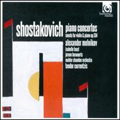 쇼스타코비치: 피아노 협주곡, 바이올린 소나타 (Shostakovich: Piano Concertos, Violin Sonata Op.134)(Digipack)(CD) - Alexander Melnikov