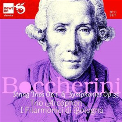 보케리니: 삼중주와 신포니아 (Boccherini: Six Trios Op. 1 &amp; Six Sinfonias Op.35) (3CD) - Trio Arcophon