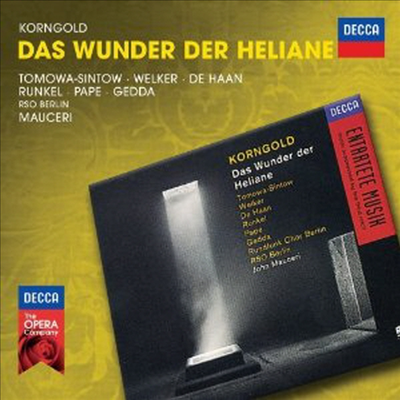 코른골트: 헬리아네의 기적 (Korngold: Das Wunder Der Heliane) (3CD) - John Mauceri