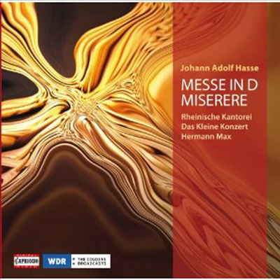 하세: D단조 미사, 미제레레 (Hasse: Messe In D, Miserere)(CD) - Hermann Max