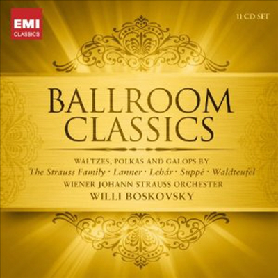 빌리 보스코프스키 - 비엔나의 왈츠와 폴카집 (Johann Strauss & Co - Wiener Walzer, Polkas, Galopps) (11CD Boxset) - Willi Boskovsky