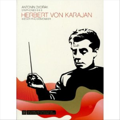 드보르작: 교향곡 8, 9번 &#39;신세계&#39; (Dvorak: Symphonies Nos.8 &amp; 9 &#39;New World&#39;) (PAL방식) (DVD)(2008) - Herbert von Karajan