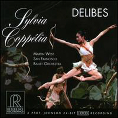 들리브: 발레음악 - 실비아, 코펠리아 (Delibes: Sylvia, Coppelia)(CD) - Martin West
