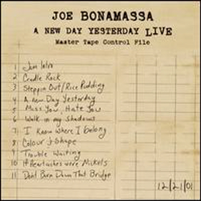 Joe Bonamassa - New Day Yesterday Live (CD)