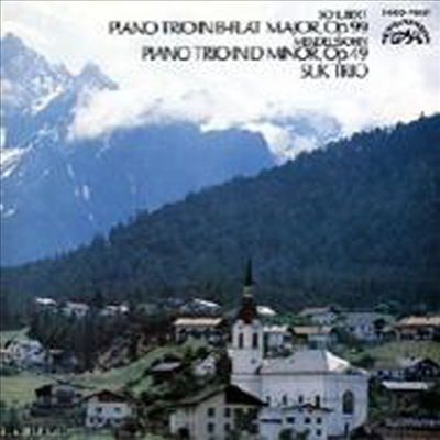 슈베르트 &amp; 멘델스존: 피아노 삼중주 1번 (Schubert &amp; Mendelssohn: Piano Trio No.1) (Blu-spec CD)(일본반) - Suk Trio