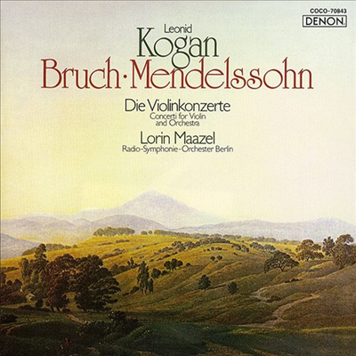 멘델스존: 바이올린 E 단조 &amp; 브루흐: 바이올린 협주곡 1번 (Mendelssohn: Violin E minor Concerto &amp; Bruch: Violin Concerto No.1) (Blu-spec CD)(일본반) - Leonid Kogan