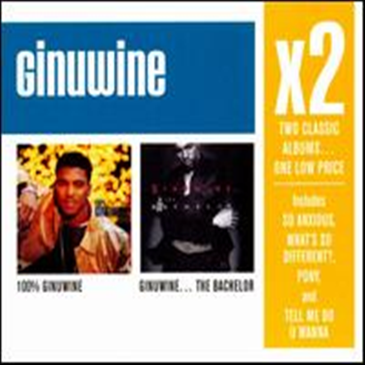 Ginuwine - X2: 100% Ginuwine / Ginuwine The Bachelor (2CD)