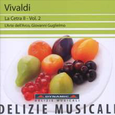 비발디: 바이올린 협주곡 - 라 체트라 2집 (Vivaldi: Violin Concertos - La Cetra II,Vol.2) (CD) - Giovanni Guglioelmo