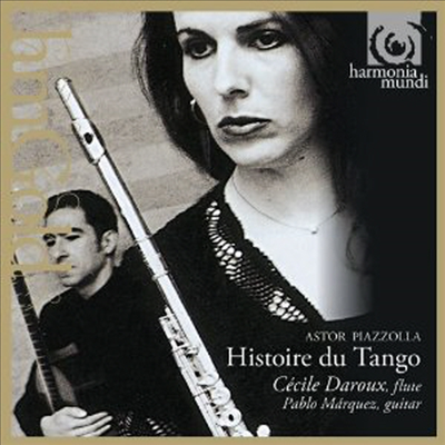 피아졸라 - 플루트와 기타 작품집 (Histoire Du Tango - Works for Flute &amp; Guitar) (Digipack)(CD) - Cecile Daroux