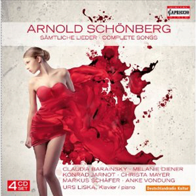 쇤베르크: 성악 전곡집 (Schoenberg: Saemtliche Lieder-Complete Songs) (4CD) - Claudia Barainsky
