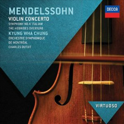 멘델스존: 바이올린 협주곡, 교향곡 4번 '이탈리아' (Mendelssohn: Violin Concerto, Symphony No.4 'Italia')(CD) - Charles Dutoit