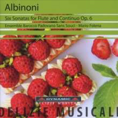 알비노니: 풀루트 소나타 (Albinoni: 6 Sonaten fur Flote und Continuo Op.6)(CD) - Mario Folena