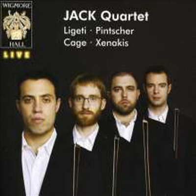 리게티, 핀처, 케이지, 제나키스: 현악 사중주 (Ligeti, Pintscher, Cage & Xenakis: String Quartets)(CD) - Jack Quartet