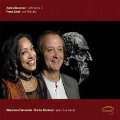 브루크너: 교향곡 3번, 리스트: 전주곡 - 네손의 피아노 편곡집 (Bruckner: Symphony No.3, Liszt: Les Prelude - Arr. for 4 Hands Piano)(CD) - Marialena Fernandes