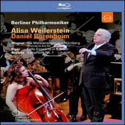 엘가: 첼로 협주곡, 브람스: 교향곡 1번 (Alisa Weilerstein & Daniel Barenboim-Europakonzert 2010 Oxford) (Blu-ray) (2010) - Alisa Weilerstein